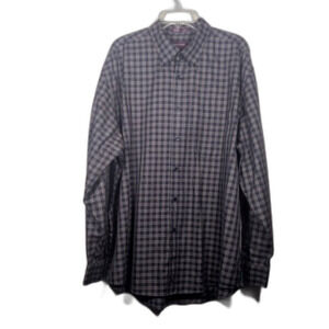 Nordstrom Men's Plaid Button Down Smart Care Shirt Size: XXL